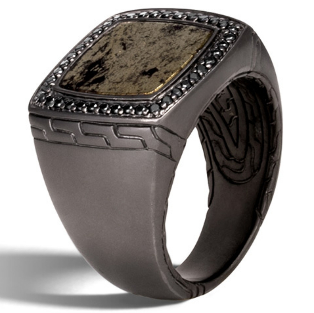 John Hardy Men's Batu Classic Chain Ring